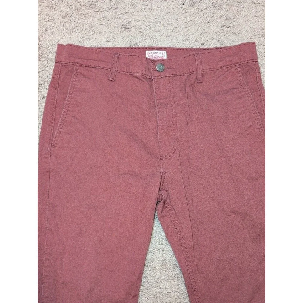 Men's Dusty Rose Casual Pants